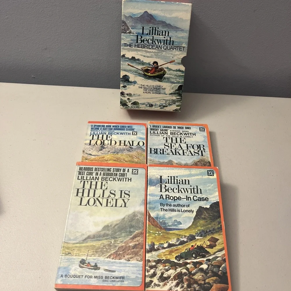 Lillian Beckwith Scottish Novel Arrow Books 4 Books with Slipcase Halo, Hills